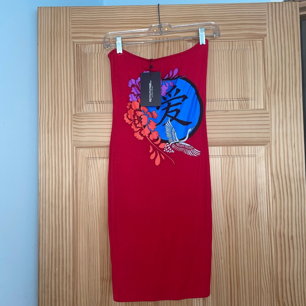 Pretty Little Thing Tube Top Dress. One size fits most. New with tags.